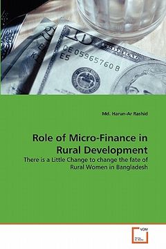 portada role of micro-finance in rural development (en Inglés)
