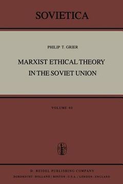 portada Marxist Ethical Theory in the Soviet Union (in English)