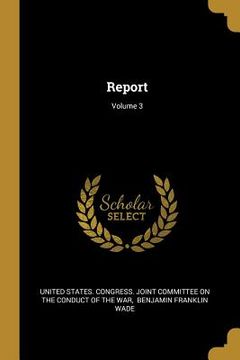 portada Report; Volume 3 (en Inglés)