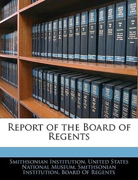 portada report of the board of regents (en Inglés)