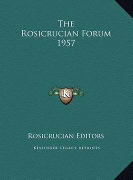 portada the rosicrucian forum 1957 (in English)