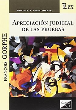 portada Apreciacion Judicial de las Pruebas (in Spanish)