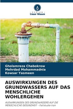 portada Auswirkungen Des Grundwassers Auf Das Menschliche Wohlergehen (en Alemán)