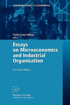 portada essays on microeconomics and industrial organisation (en Inglés)