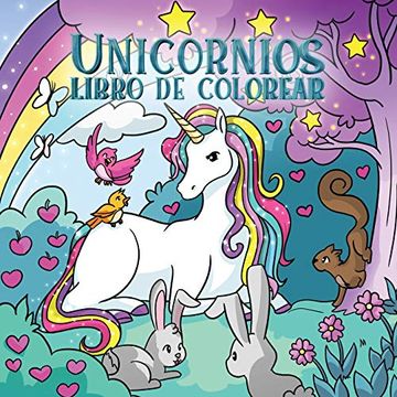 portada Unicornios Libro de Colorear: Para Niños de 4 a 8 Años (Cuadernos Para Colorear Niños)