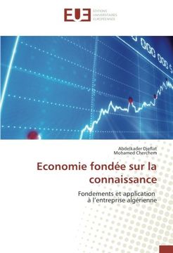 portada Economie fondée sur la connaissance: Fondements et application à l’entreprise algérienne (French Edition)