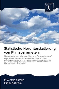 portada Statistische Herunterskalierung von Klimaparametern (en Alemán)