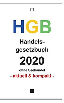 portada Hgb: Handelsgesetzbuch 2020 (Gesetzestexte (2)) (en Alemán)