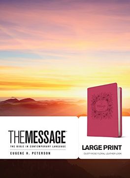 portada The Message Large Print: The Bible in Contemporary Language (en Inglés)