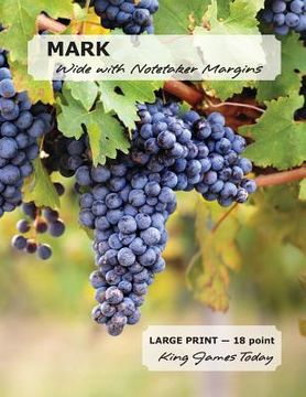 portada MARK Wide with Notetaker Margins: LARGE PRINT - 18 point, King James Today(TM)