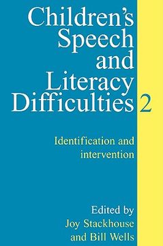 portada children's speech and literacy difficulties: book 2 - identification and intervention (en Inglés)