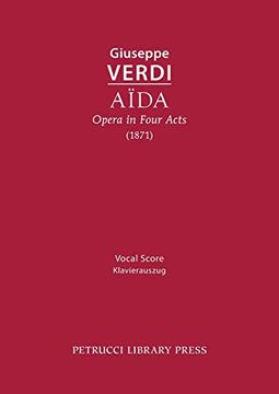 portada Aida, Opera in Four Acts: Vocal Score (in Italian)