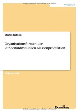 portada Organisationsformen der kundenindividuellen Massenproduktion (German Edition)