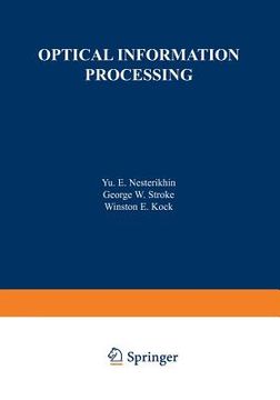 portada Optical Information Processing (en Inglés)