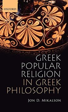portada Greek Popular Religion in Greek Philosophy (en Inglés)