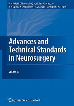 portada advances and technical standards in neurosurgery vol. 32 (en Inglés)