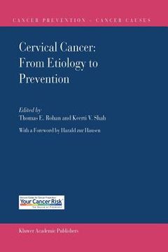 portada cervical cancer: from etiology to prevention