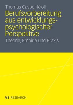 portada Berufsvorbereitung aus entwicklungspsychologischer Perspektive: Theorie, Empirie und Praxis (German Edition)