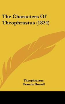 portada the characters of theophrastus (1824)