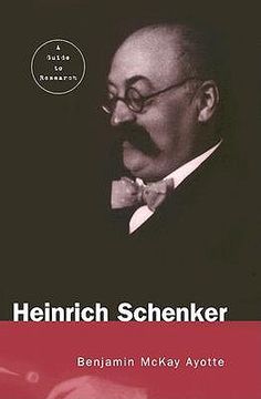 portada heinrich schenker: a research and information guide (en Inglés)