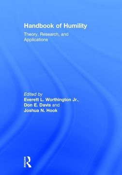 portada Handbook of Humility: Theory, Research, and Applications (in English)