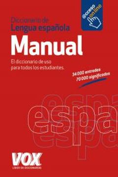 portada Vox - Dicc. Manual De La Lengua Española