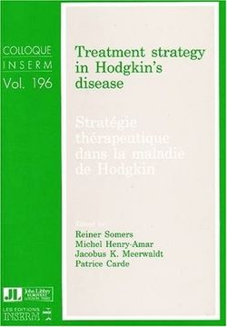 portada Treatment Strategy in Hodgkin's Disease