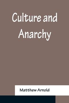 portada Culture and Anarchy 