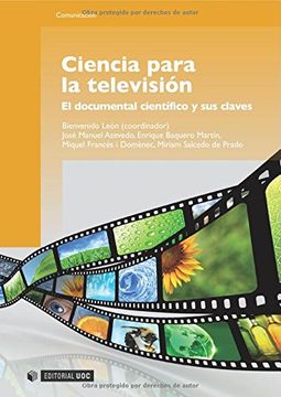 portada Ciencia Para la Televisión. El Documental Científico y sus Claves (in Spanish)
