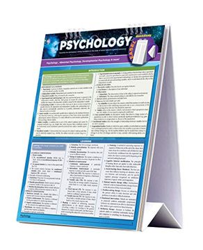 portada Psychology Easel Book: Psychology 101, Abnormal & Developmental Psychology (Quick Study: Academic) (en Inglés)