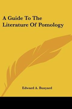 portada a guide to the literature of pomology (en Inglés)