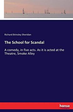 portada The School for Scandal 