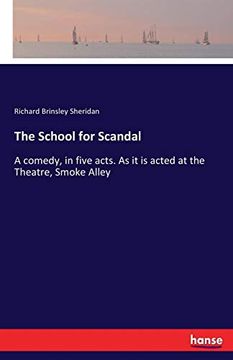 portada The School for Scandal (en Inglés)