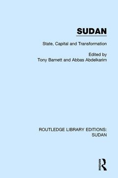 portada Sudan: State, Capital and Transformation (en Inglés)
