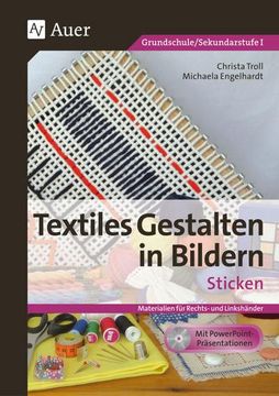 portada Textiles Gestalten in Bildern: Sticken (en Alemán)