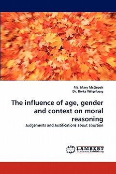 portada the influence of age, gender and context on moral reasoning