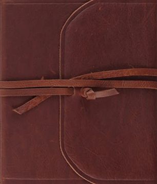portada Esv Single Column Journaling Bible: Esv Single Column Journaling Bible Brown, Flap With Strap 
