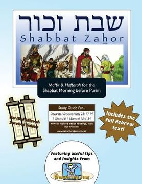 portada Bar/Bat Mitzvah Survival Guides: Shabbat Zahor (Shabbat am Maftir & Haftarah) (en Inglés)