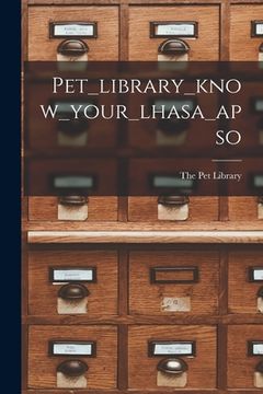 portada Pet_library_know_your_lhasa_apso (en Inglés)