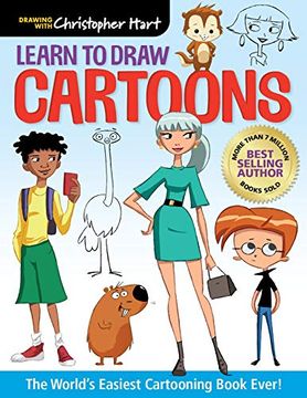 portada Learn to Draw Cartoons: The World's Easiest Cartooning Book Ever! (en Inglés)