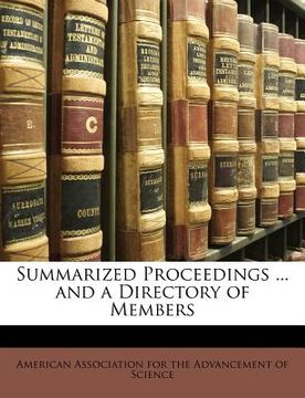 portada summarized proceedings ... and a directory of members