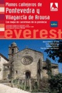 portada Planos callejeros de Pontevedra y Vilagarcía de Arousa: Con mapa de carreteras de la provincia (Planos callejeros / serie roja)