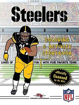 portada Pittsburgh Steelers Coloring & Activity Storybook (en Inglés)