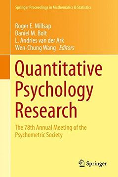portada Quantitative Psychology Research: The 78Th Annual Meeting of the Psychometric Society (Springer Proceedings in Mathematics & Statistics) (in English)
