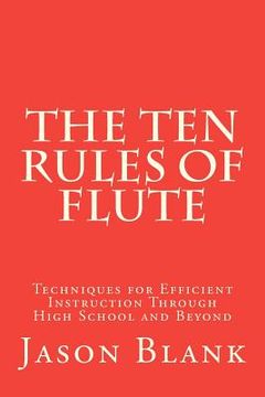portada the ten rules of flute (en Inglés)