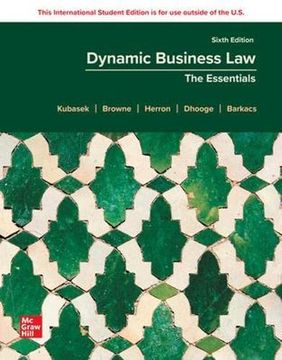 portada Ise Dynamic Business Law: The Essentials (Paperback)