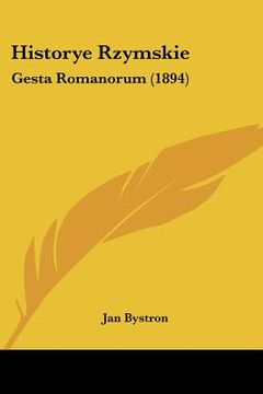 portada Historye Rzymskie: Gesta Romanorum (1894)