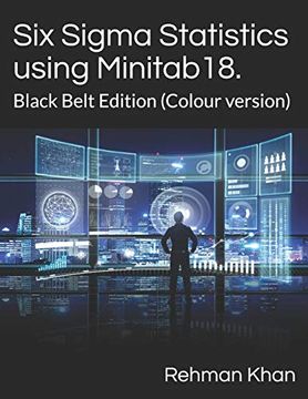 portada Six Sigma Statistics Using Minitab18. Black Belt Edition (Colour Version) (en Inglés)