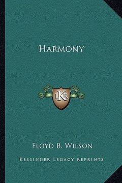 portada harmony (in English)