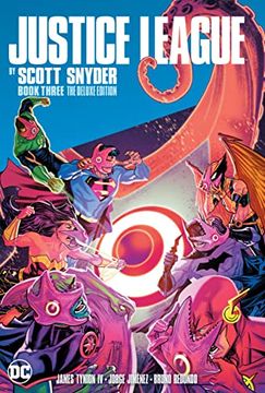 portada Justice League by Scott Snyder Deluxe Edition Book Three (en Inglés)